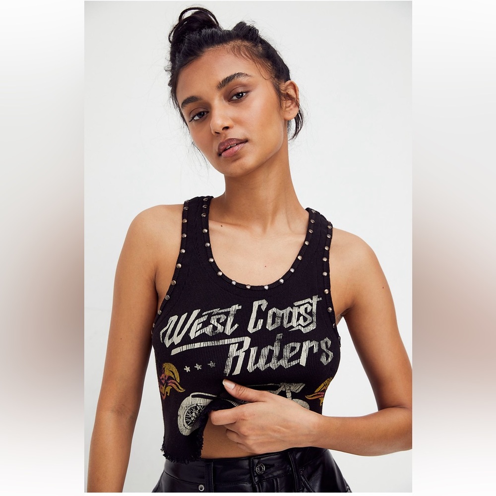 Free People Heavy Metal Graphic Tank